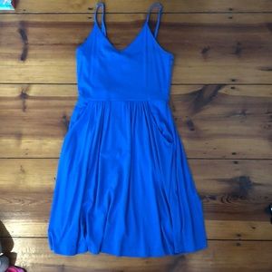 Blue a line dress size medium